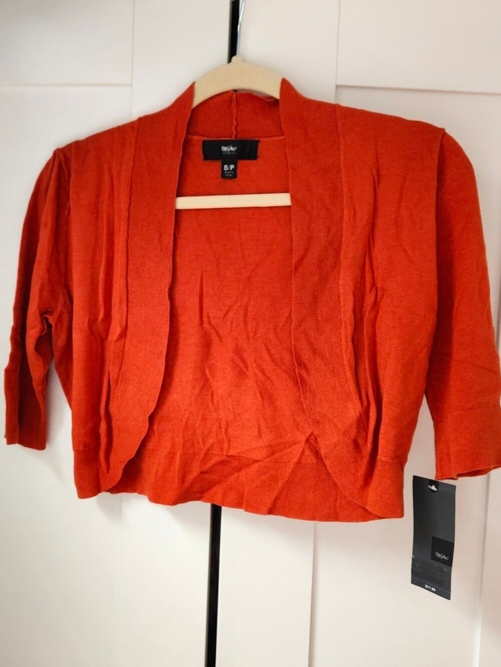 NWT Orange Bolero